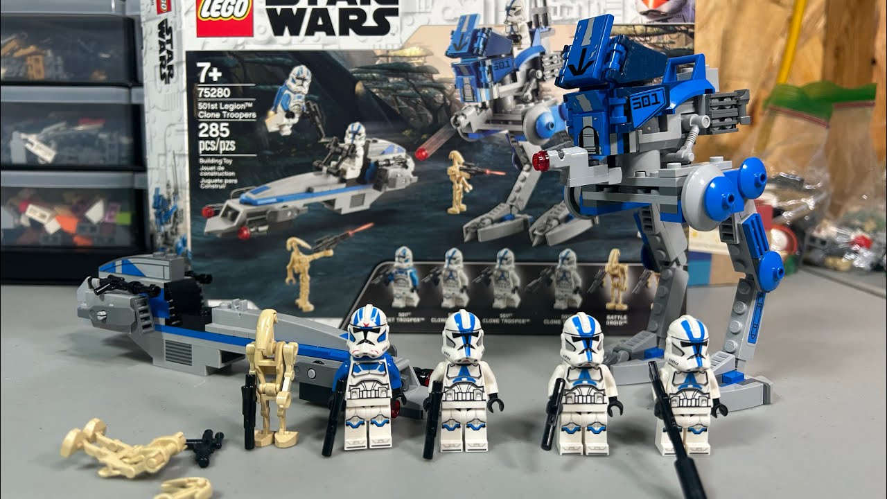 Lego Star Wars 75280 501st Legion Clone Troopers (2020) Set Review 