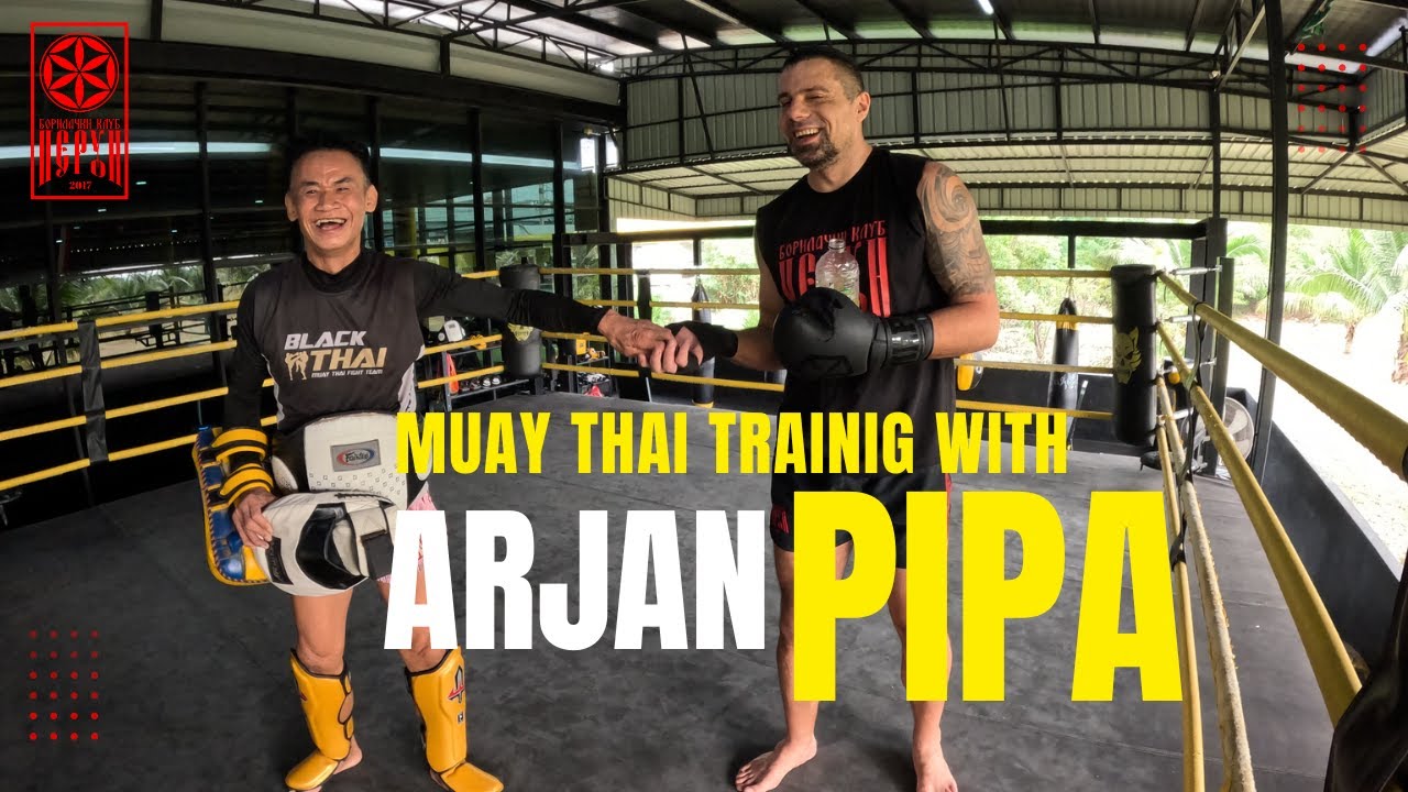 Training with Saenchai's legendary coach  - Arjan Pipa in Bangkok Thailand!
