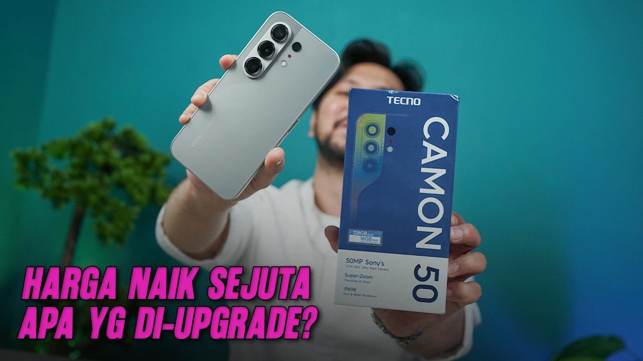 HP 3 JUTAAN RASA 8 JUTAAN‼️ TECNO CAMON 50 Unboxing & Hands on
