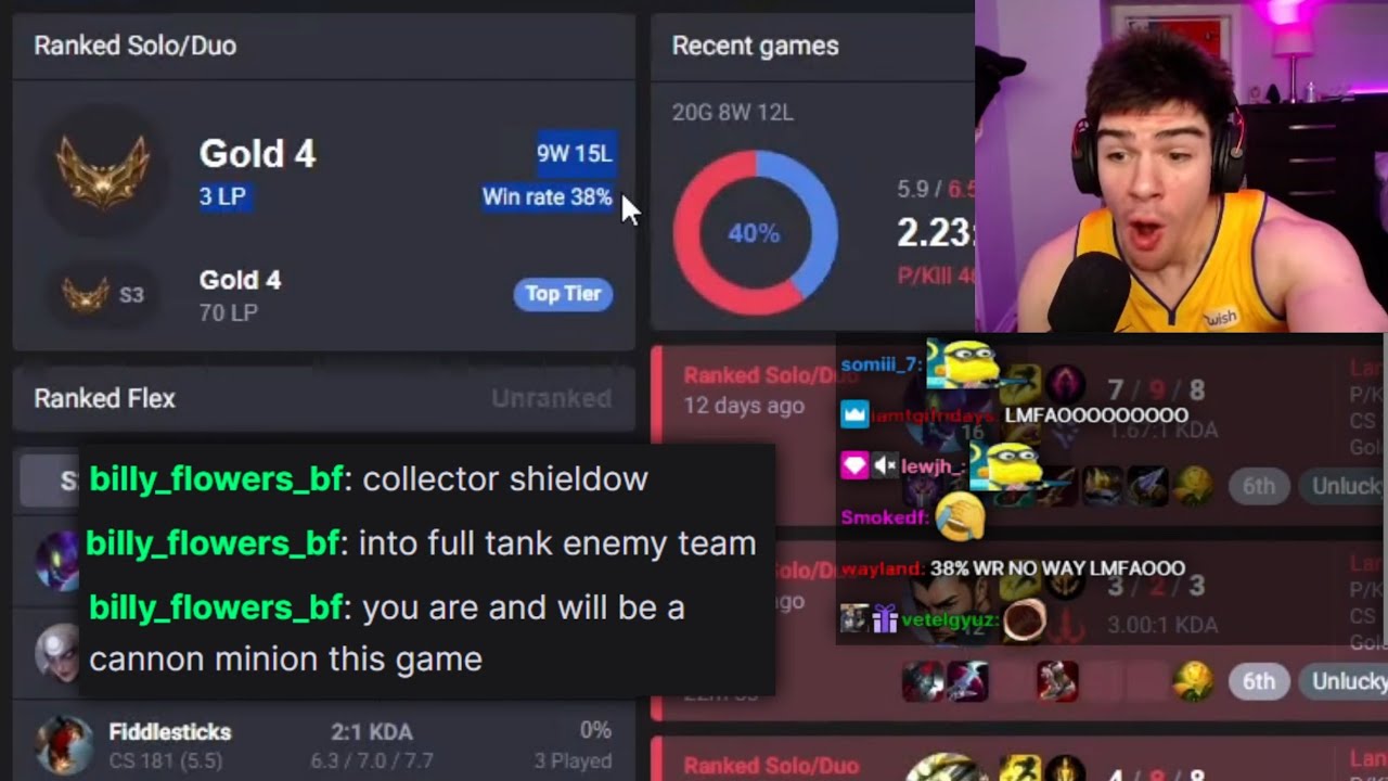 nickich gets ragebaited by a gold (?) player in his chat