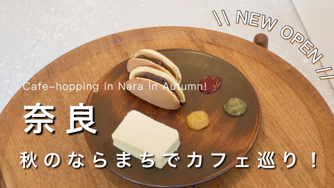 【奈良vlog】秋の奈良！ならまちにオープンしたカフェがお洒落すぎた😊｜ならまちカフェ巡り｜奈良公園の紅葉