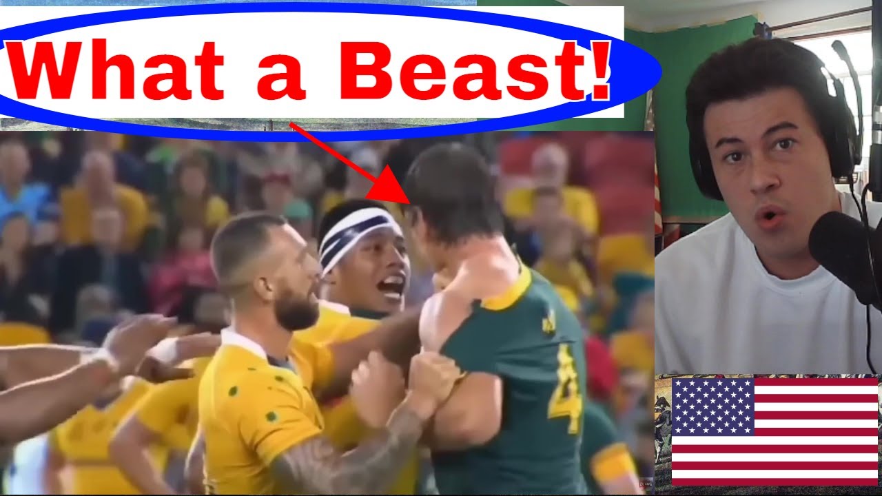 American Reacts Eben Etzebeth - The Greatest Rugby ENFORCER Of All Time?