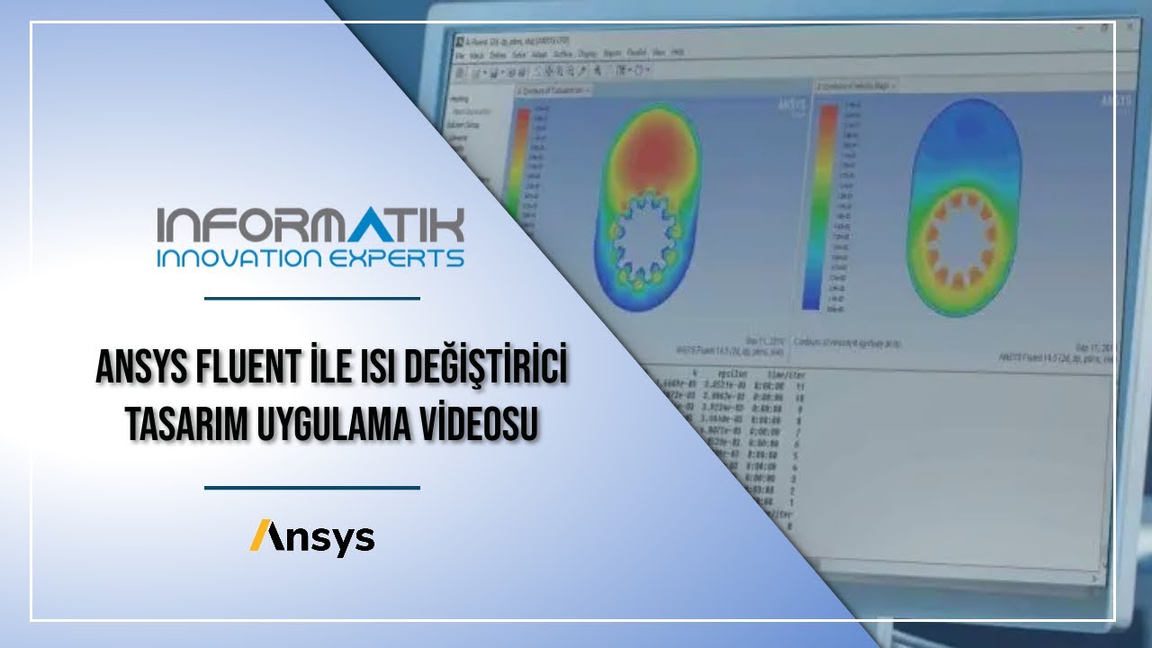 Ansys Fluent İle Isı Değiştirici Tasarımı Uygulama Videosu [Webinar]