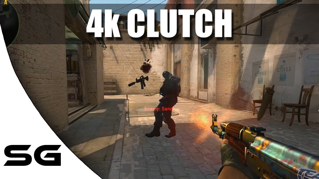 4k CLUTCH - CS:GO (2k Resolution/1440p Gameplay)