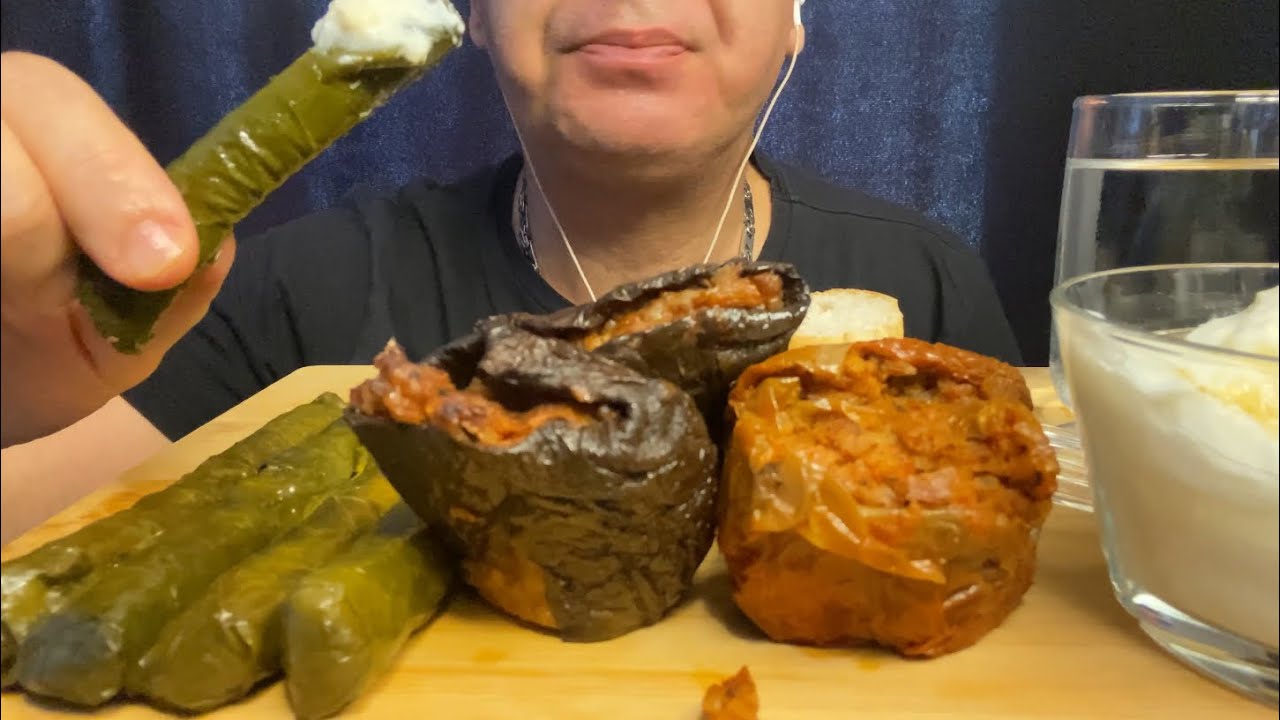 Dolma sarma partisi | Mukbang Asmr | Irkçılık !!!
