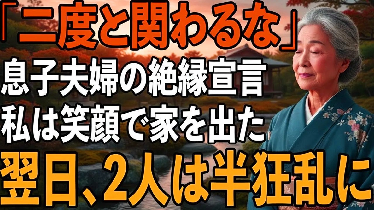 私の年金10万で義両親に親孝行する息子夫婦。”縁は切るけど援助は続けてほしい”という彼らに、私は静かに微笑み【シニアライフ】【60代以上の方へ】