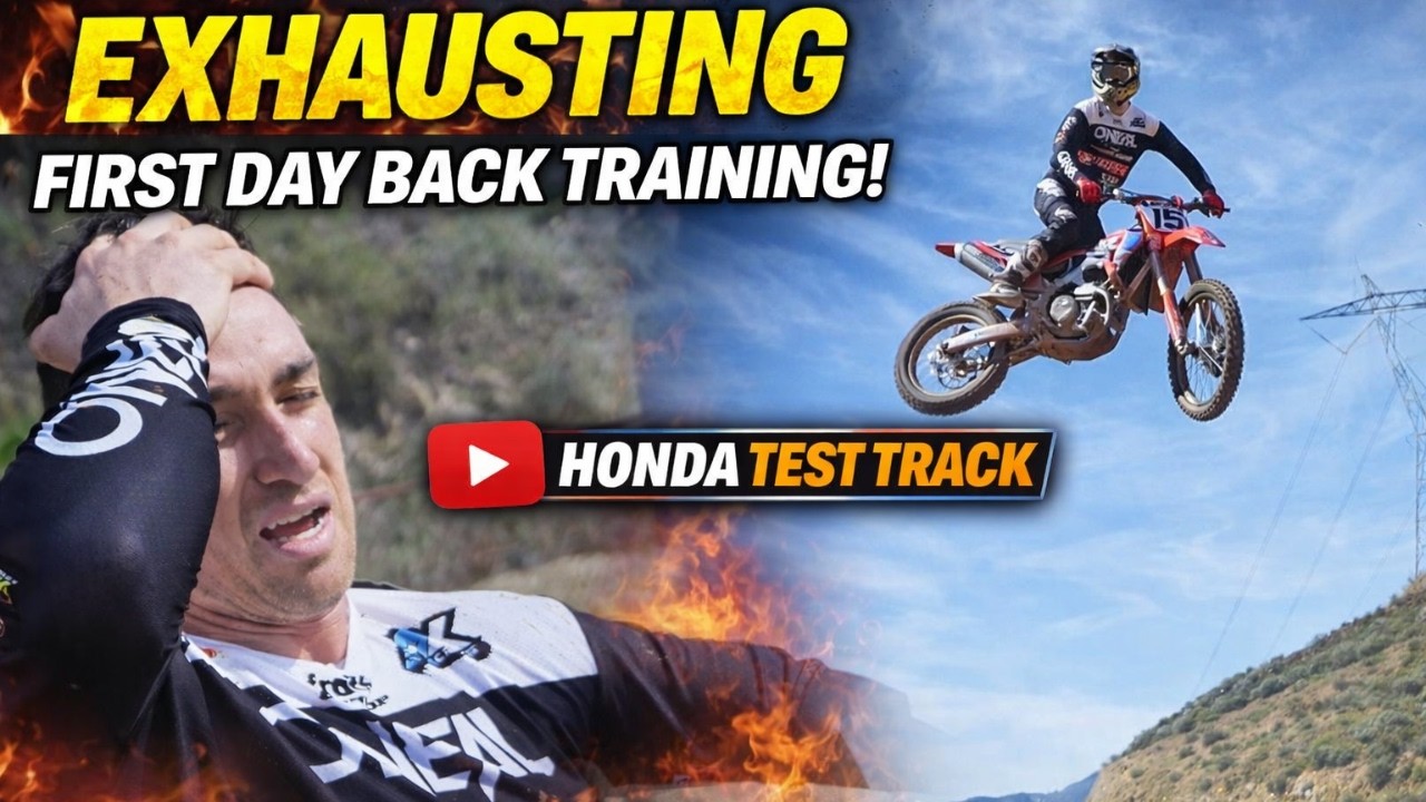 First day back SX training for the final 5 US Supercross races!