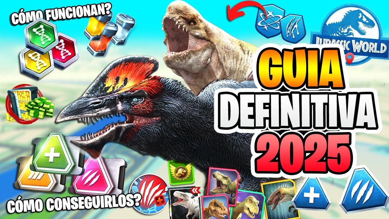 ⚡️CÓMO SUBIR RÁPIDO DE NIVEL, AMBAR, DISTORTUS REX | GUíA DEFINITIVA 2025 | Jurassic World Alive