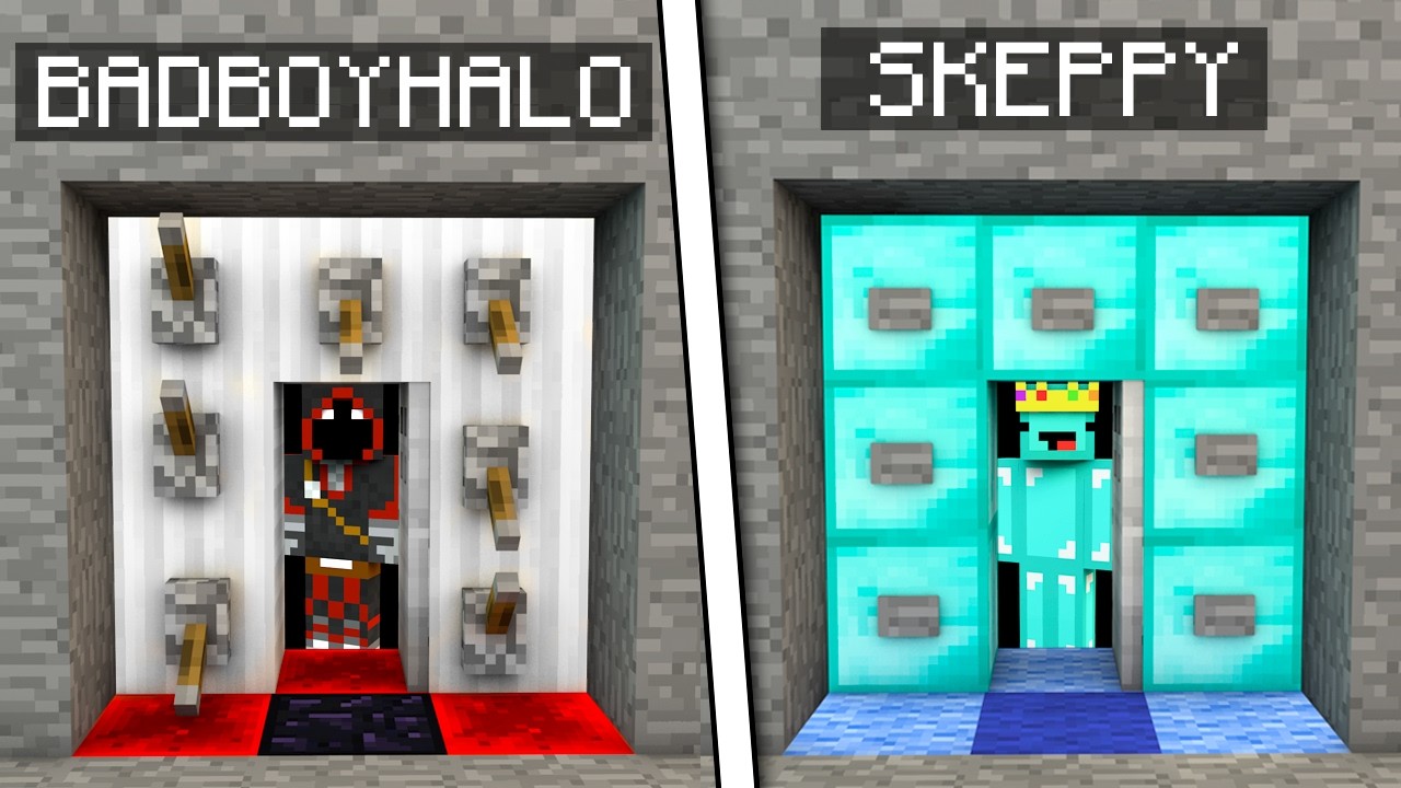 I Challenged BadBoyHalo To An Escape ROOM Build Battle!