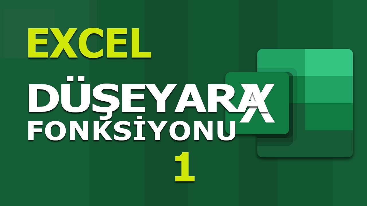 D&Uuml;ŞEYARA (VLOOKUP) Fonksiyonu | Excel Dersleri
