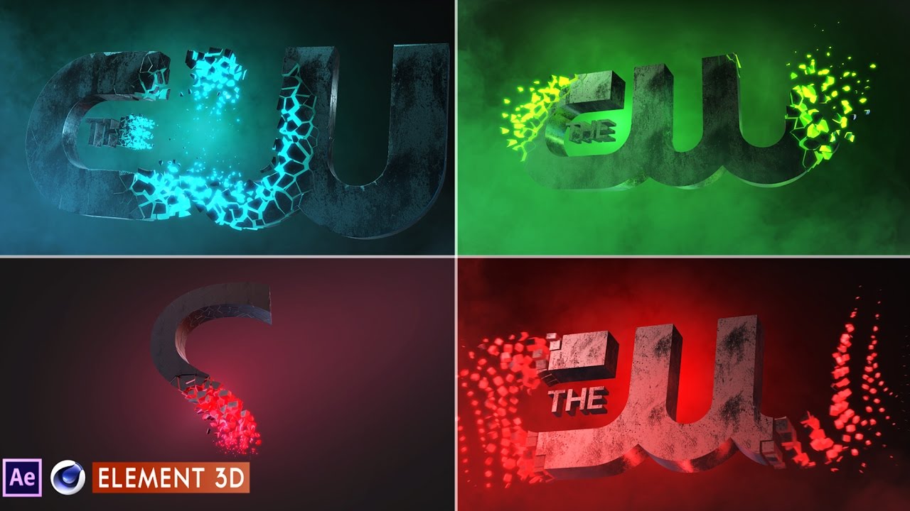 Voronoi Fracture with Element 3D in After Effects and Cinema 4D TUTORIAL