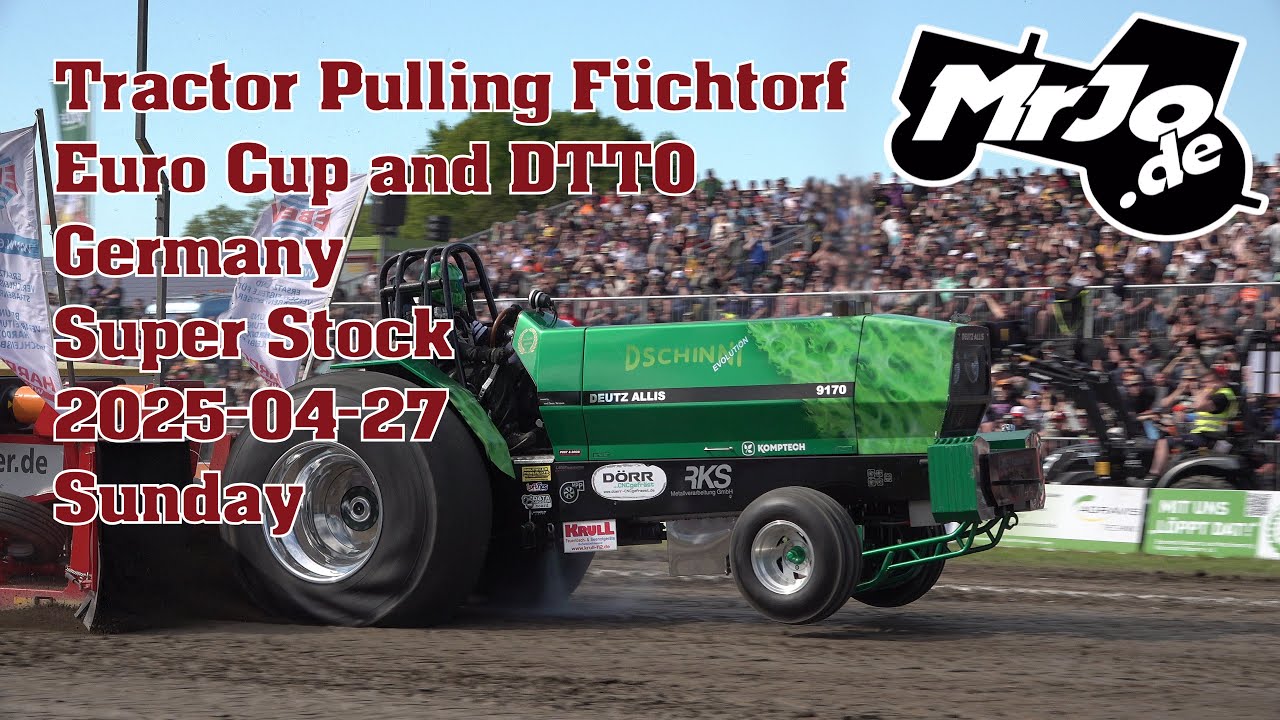 Euro Cup Super Stock Tractor Pulling Füchtorf 2025 Sunday