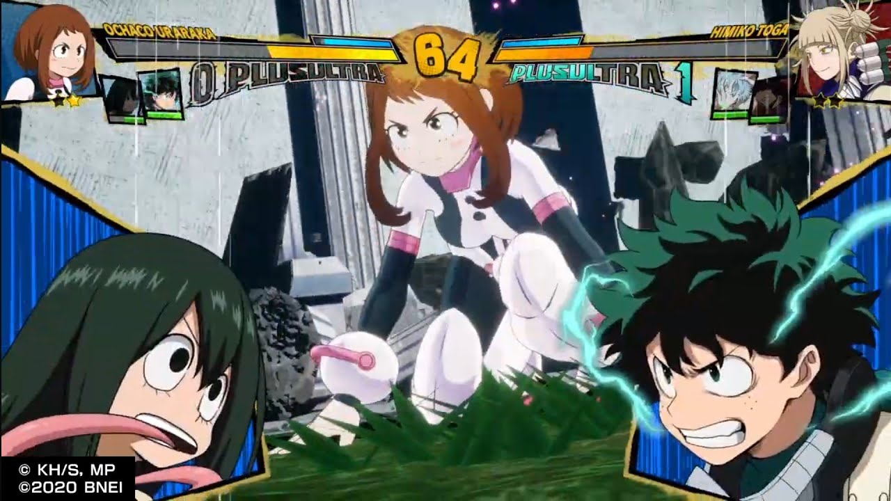 My Hero One's Justice 2 PS4: Ochaco Uraraka VS Himiko Toga Gameplay