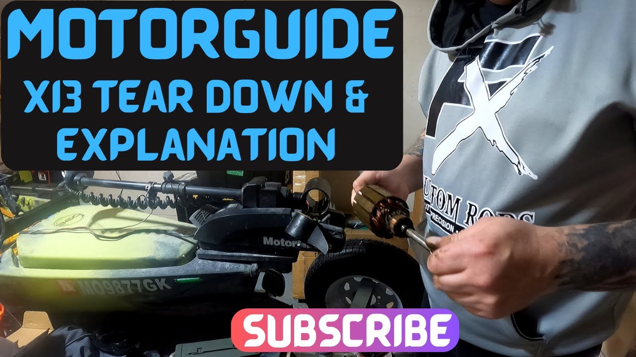 Разборка Motorguide xi3: как снять мотор и щетки xi3 #kayakfishing #bassfishing