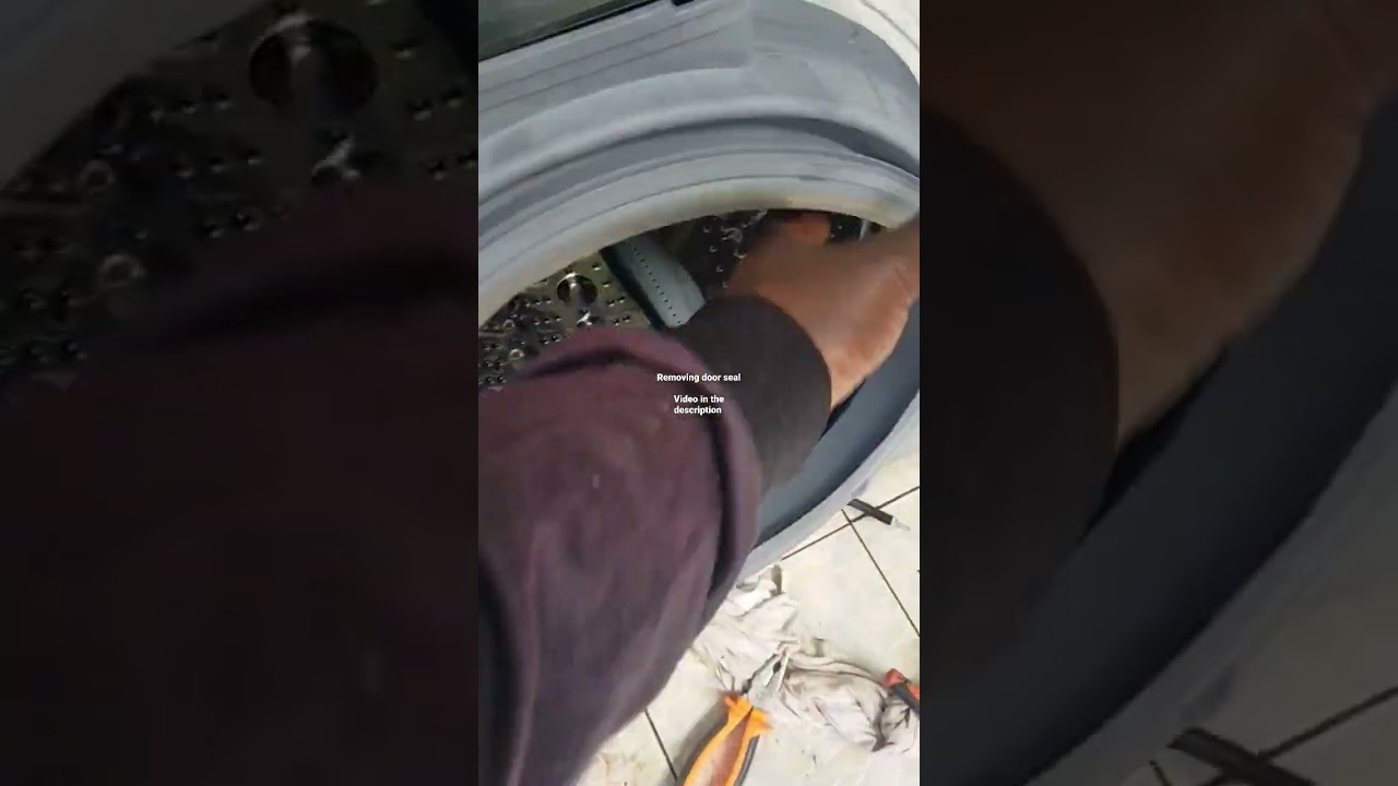 remove door rubber seal gasket for cleaning