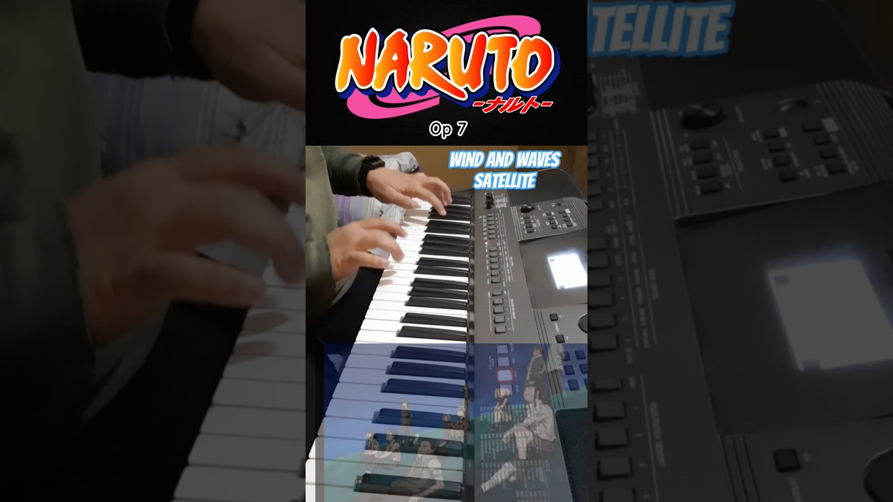 " Wind And Waves Satellite " from Naruto | Short Piano Cover | VMAnime 