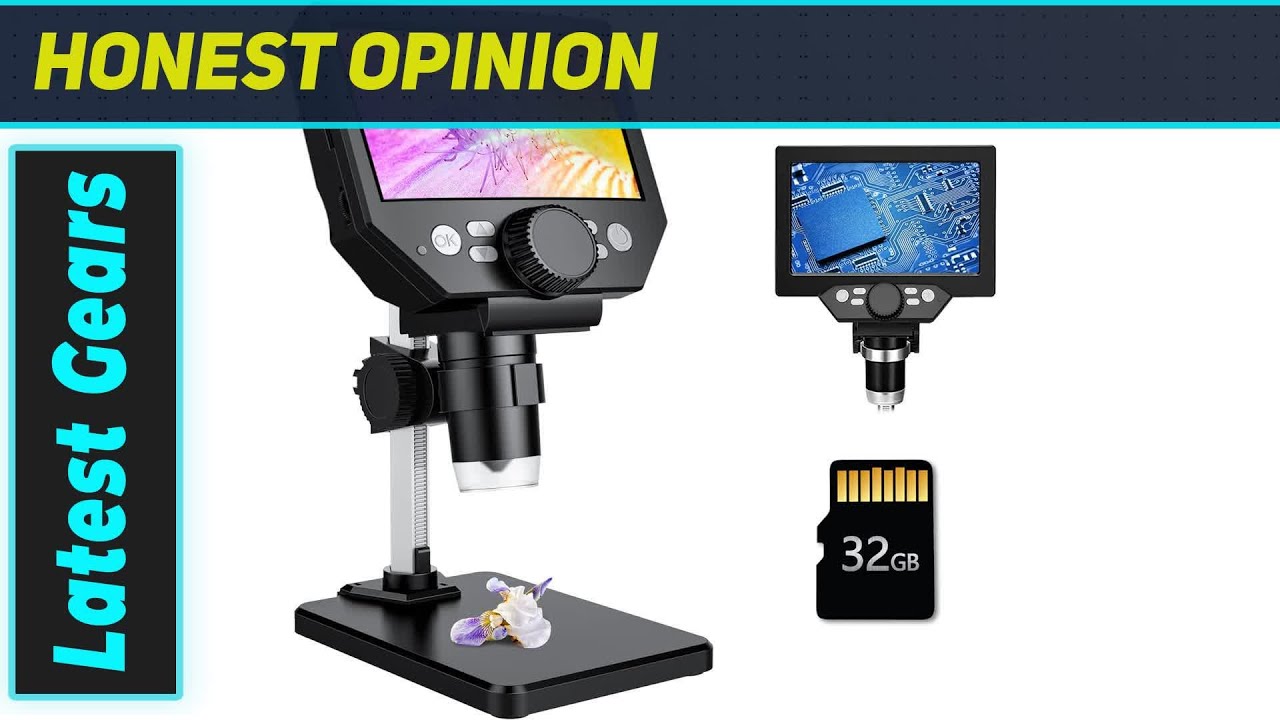 Best Digital Microscope? LCD Digital Microscope 1000X Test