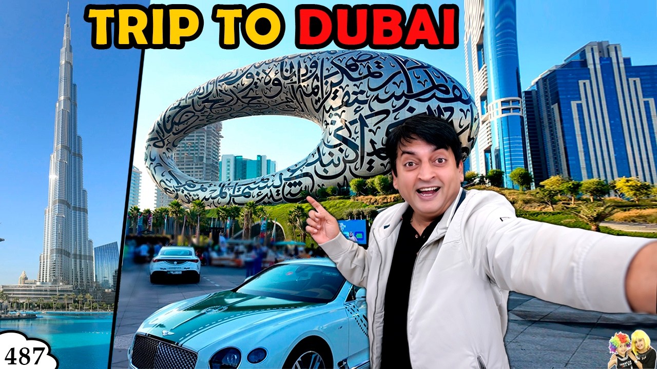 TRIP TO DUBAI | Ep 487 | Burj Khalifa, Dubai Mall & Frame International Travel | Aayu and Pihu Show