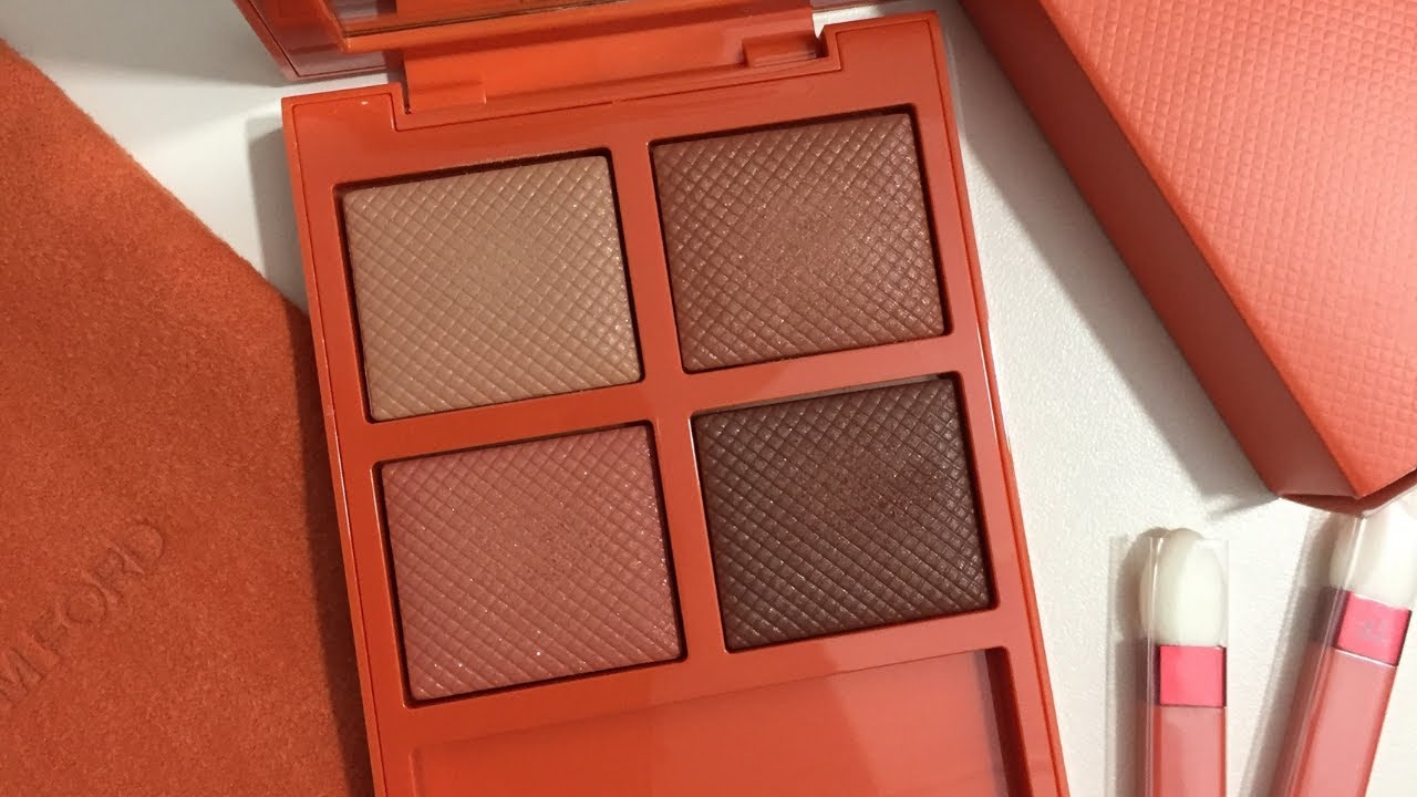 TOM FORD | 🍑 Bitter Peach Belle de Peche Eyeshadow Quad | Swatches & Comparisons | Dark Skin