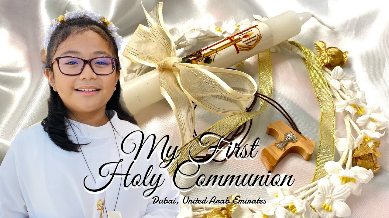 MY FIRST HOLY COMMUNION Ceremony Highlights at Saint Mary's Church Dubai | MIKAY TV