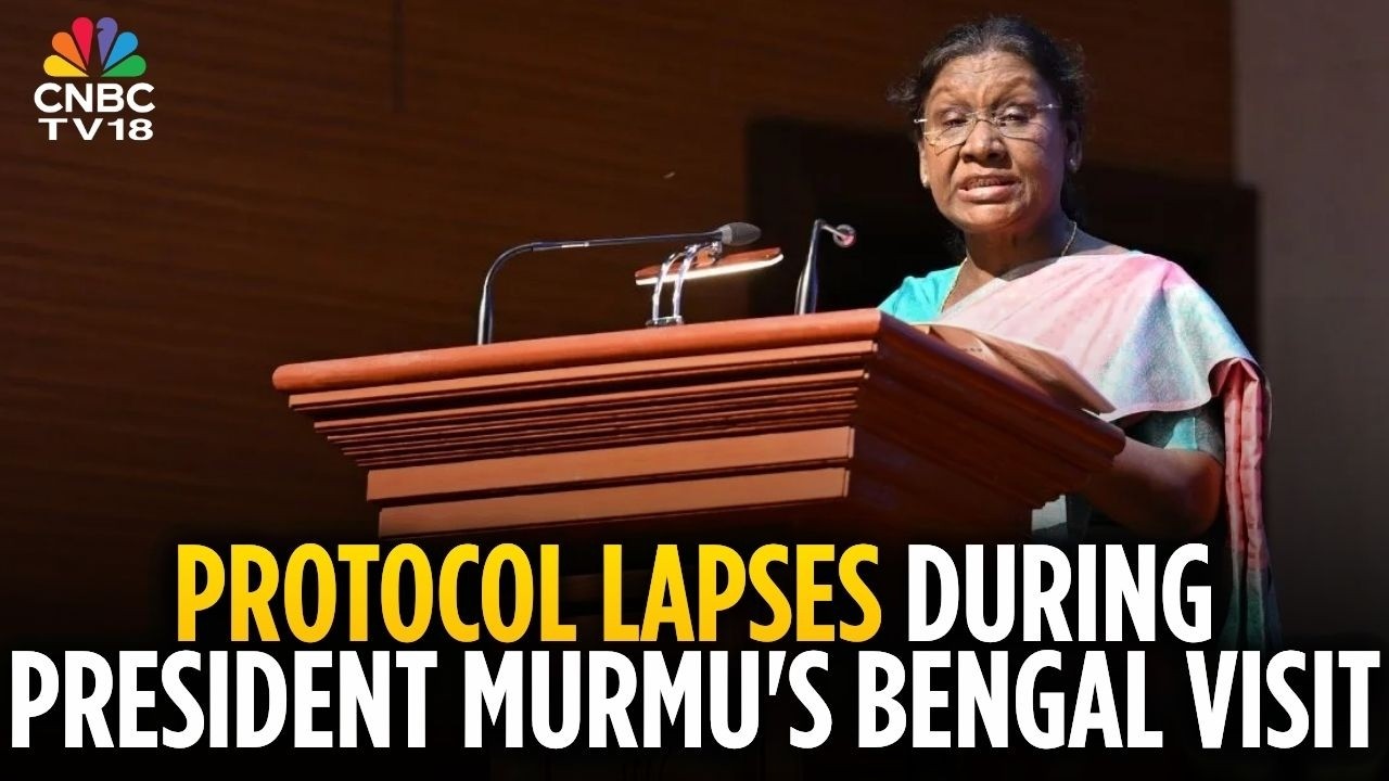 Protocol Row During President Murmu&rsquo;s Bengal Visit Sparks Political Storm | WB Govt News | N18V