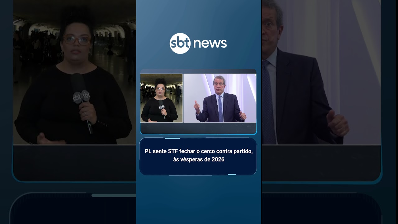 PL sente STF fechar o cerco contra partido, &agrave;s v&eacute;speras de 2026 | #SBTNews