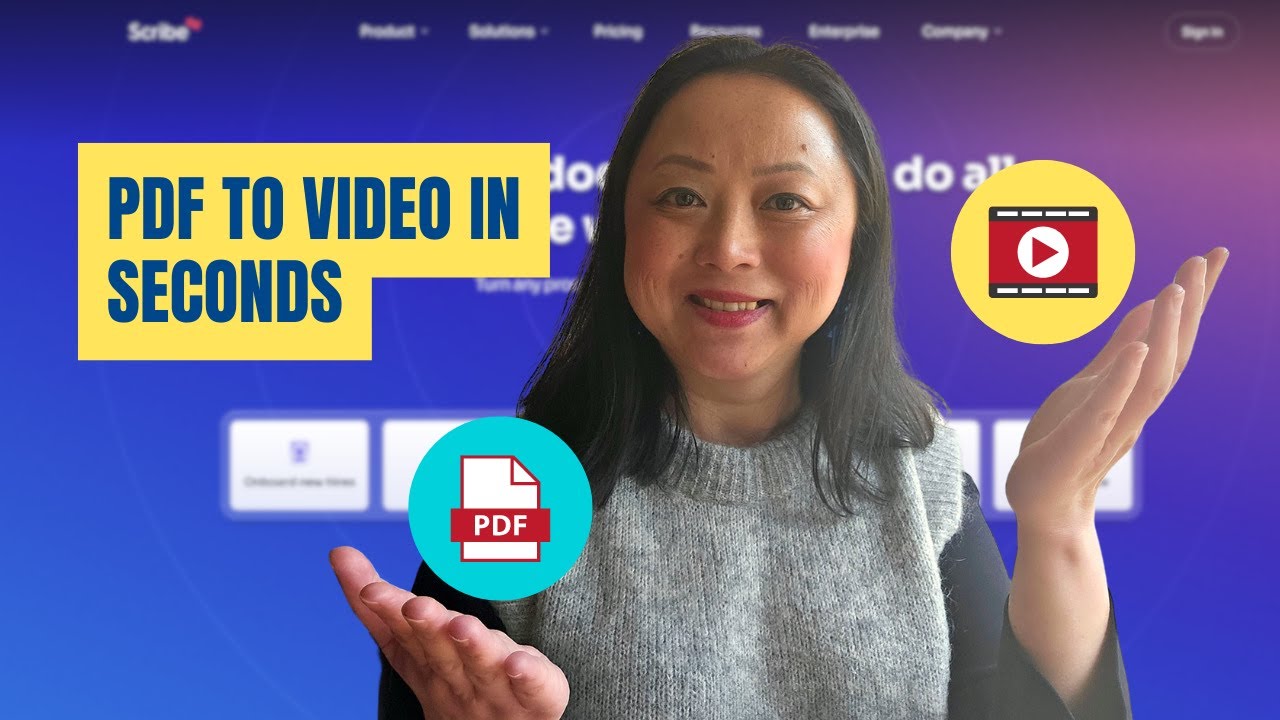 Turn PDF Standard Operating Procedures (SOPs) into Videos FAST using Scribe AI