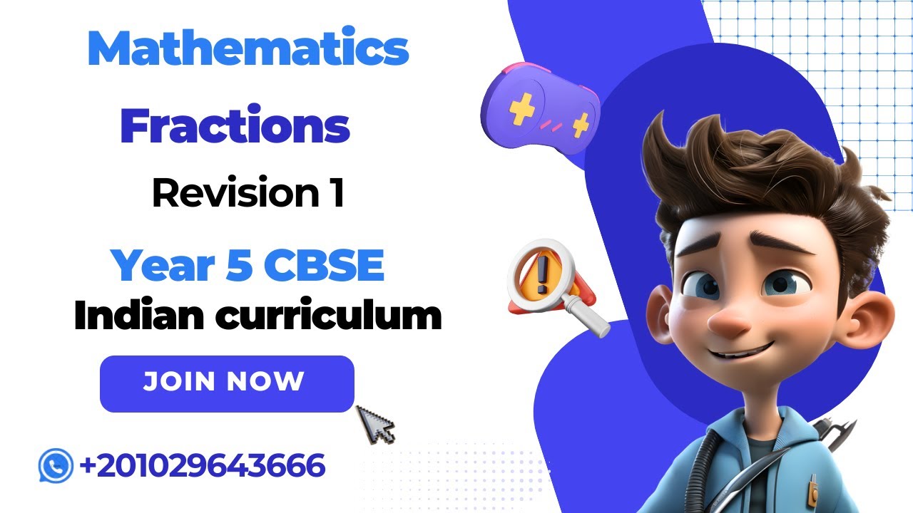 5. Fractions Revision 1 _ G5 CBSE _ Indian curriculum