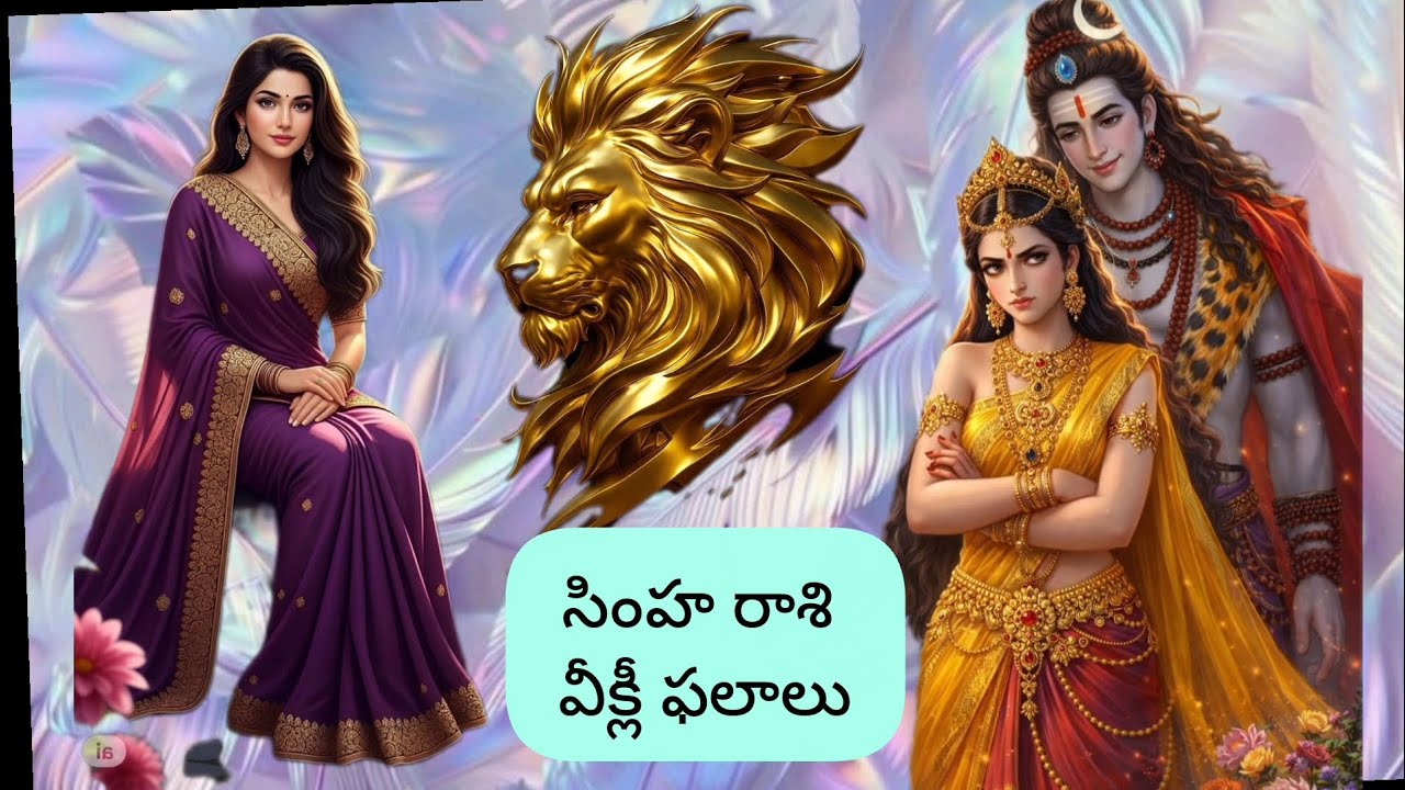 #సింహరాశి వీక్లీ ఫలాలు @simharasiphalaalu #lifeisbutadream 