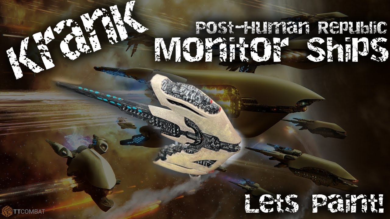 Let's magnetise and paint the monitor ship!