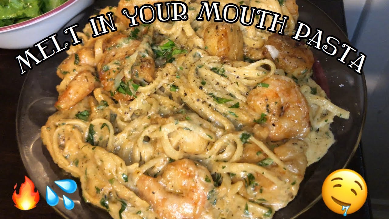 How to Make SHRIMP & SCALLOP CAJUN CREAM PASTA... Easy!!