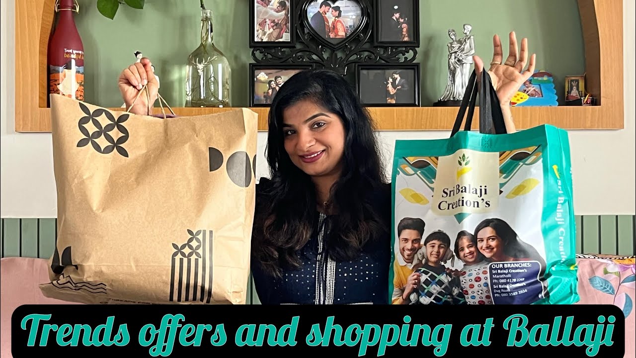 Trends 50% offer ಇಷ್ಟೊಂದು ಕಮ್ಮಿಗೆ ಎಷ್ಟೆಲ್ಲಾ ಬಟ್ಟೆಗಳು 🛍️🎀Ballaji Creations ನಮ್ಮ all time favourite☺️