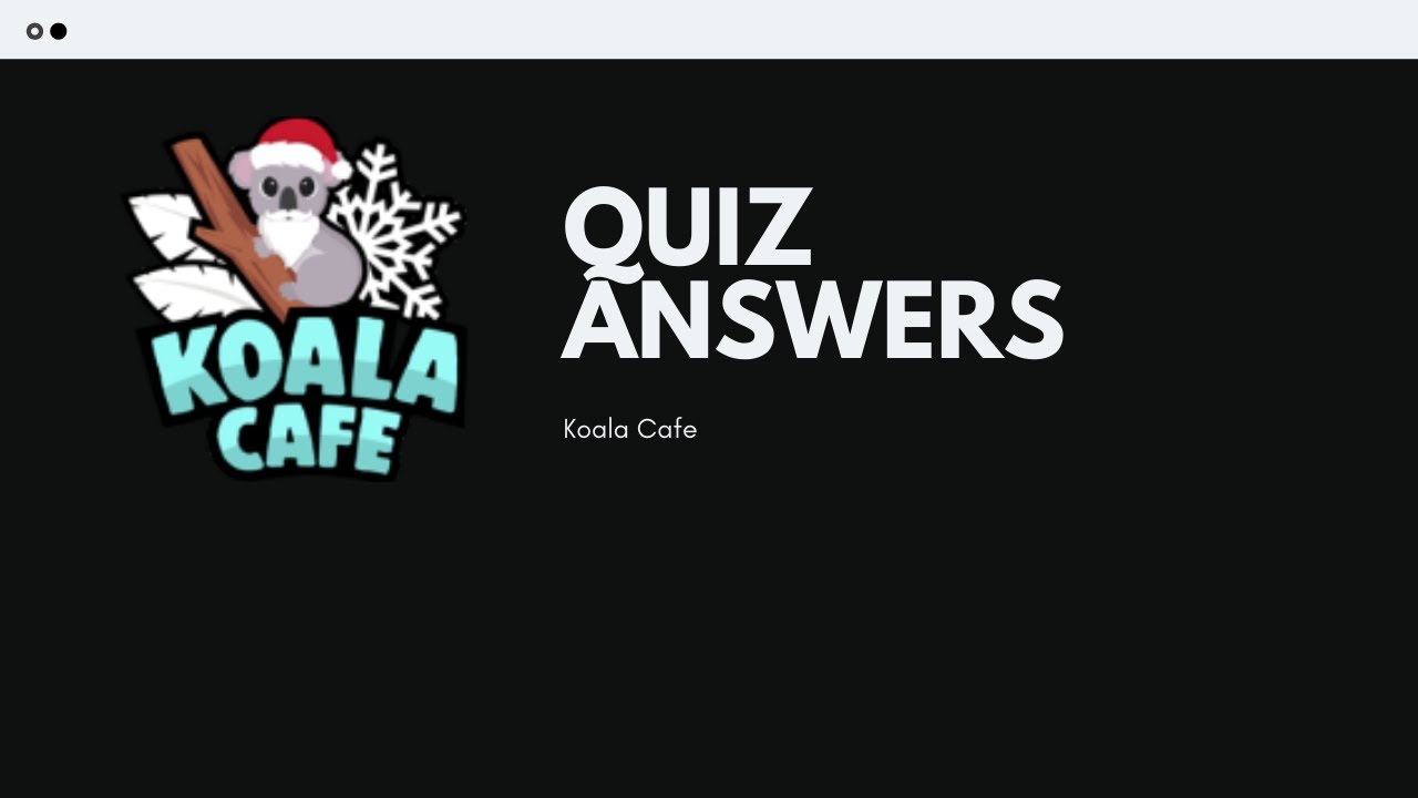 Koala Cafe Quiz Answers - 2021 | How to PASS your APPLICATION! [ROBLOX]