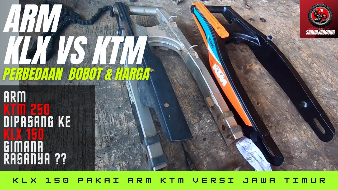 ARM KTM Local VS ARM KLX 150 Ori