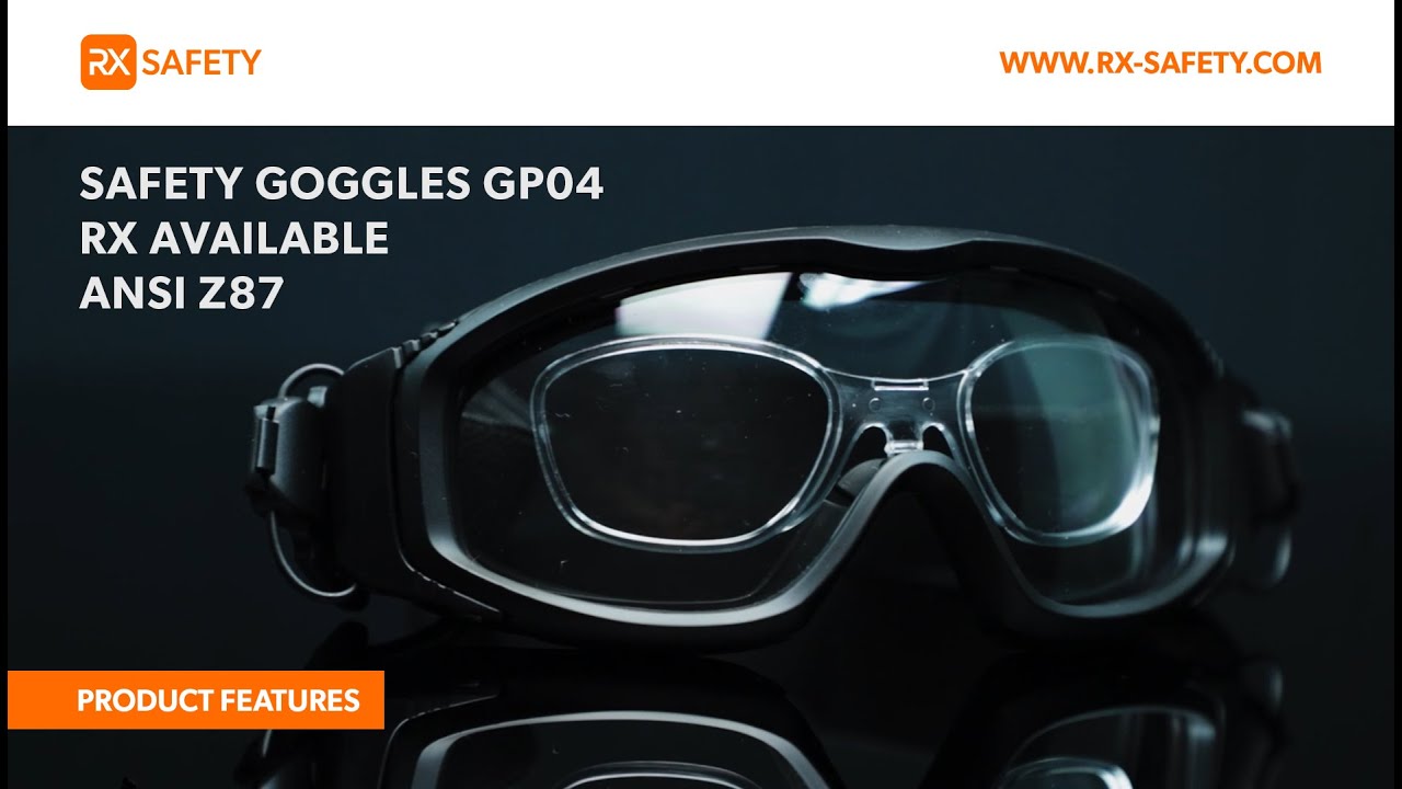 Prescription Safety Goggles GP04 | ANSI Z87 | RX Safety