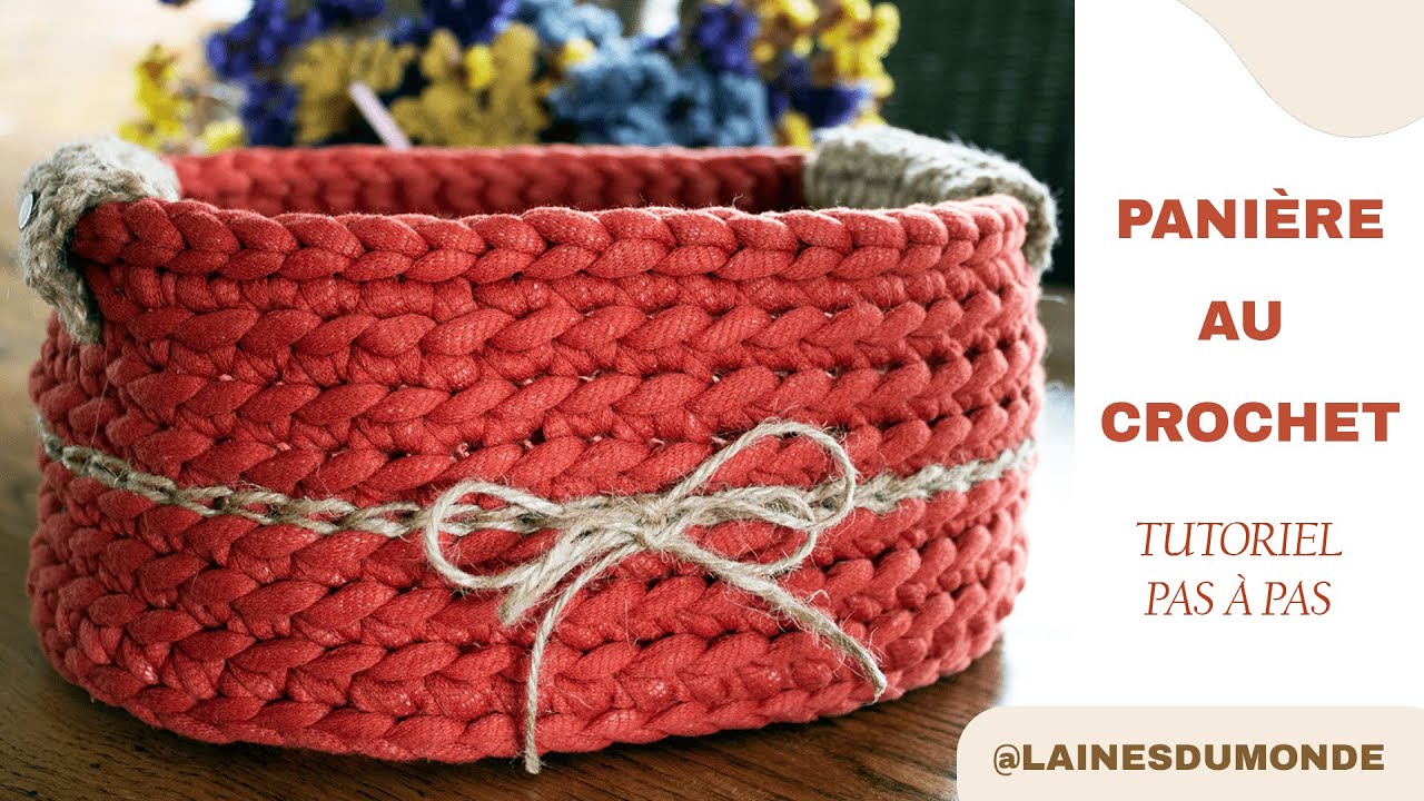 Comment faire une panière ovale au crochet 🧶 Tutoriel Débutant, Pas à Pas   