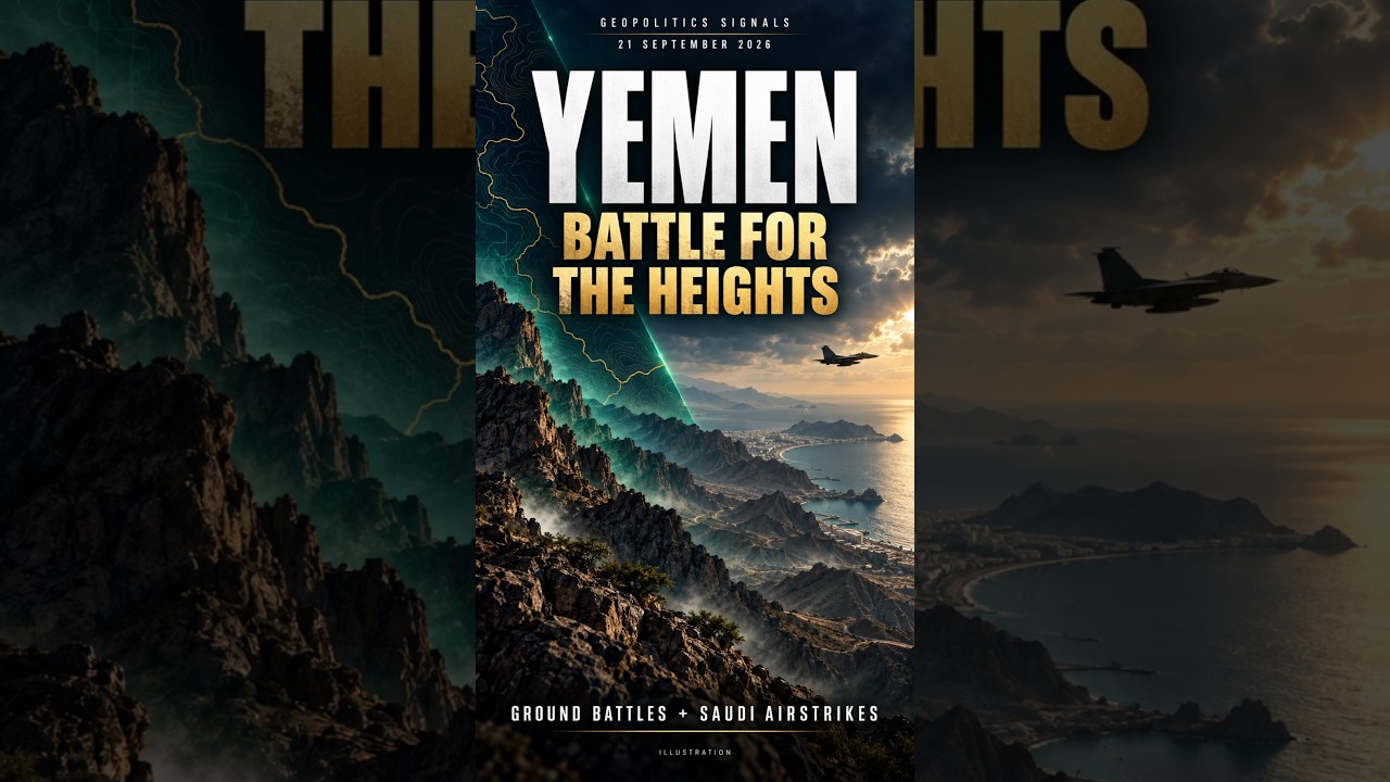 Yemen Conflict Update: Battle for the Heights & Saudi Airstrikes | 21 Sep 2026