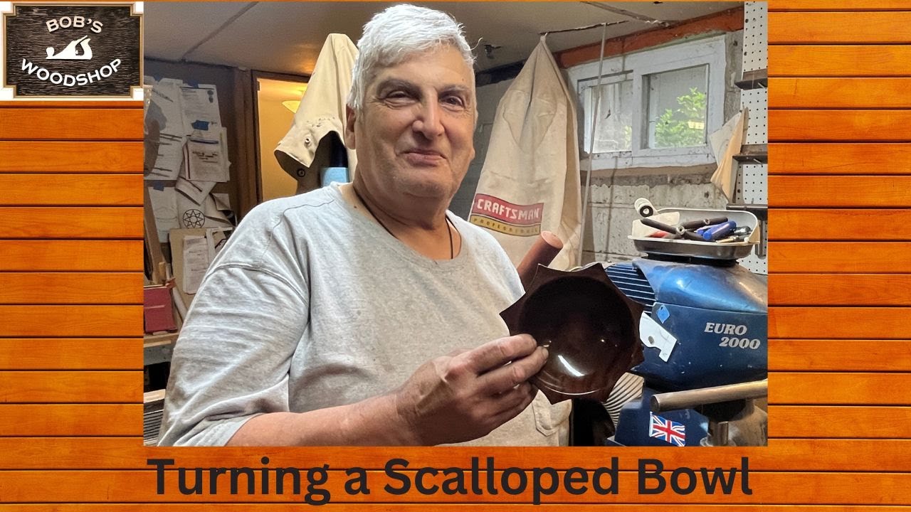 Woodturning a Scalopped Bowl with Haim Matza