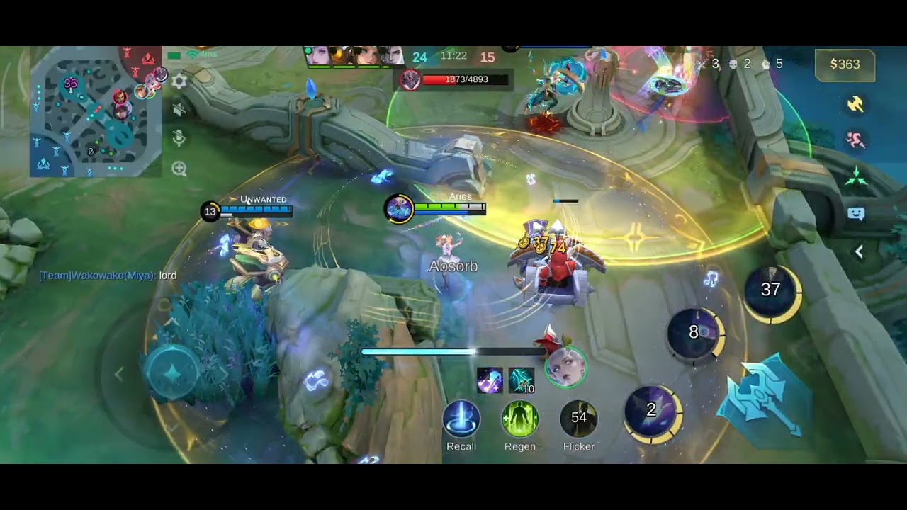 Odette (11/7/9) Mlbb Gameplay 137