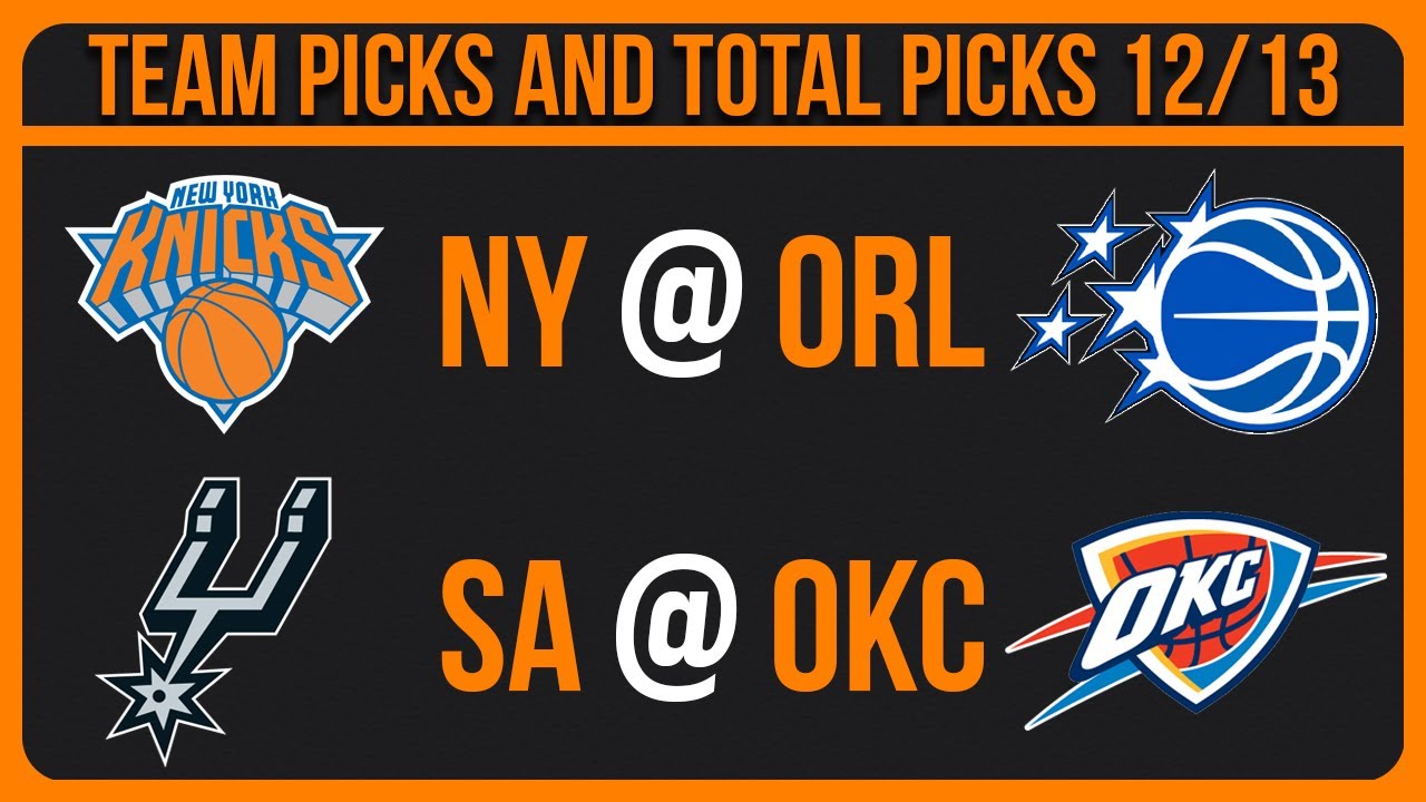 NBA Picks Today 12/13/25 NBA Picks and Predictions NBA Bets Today