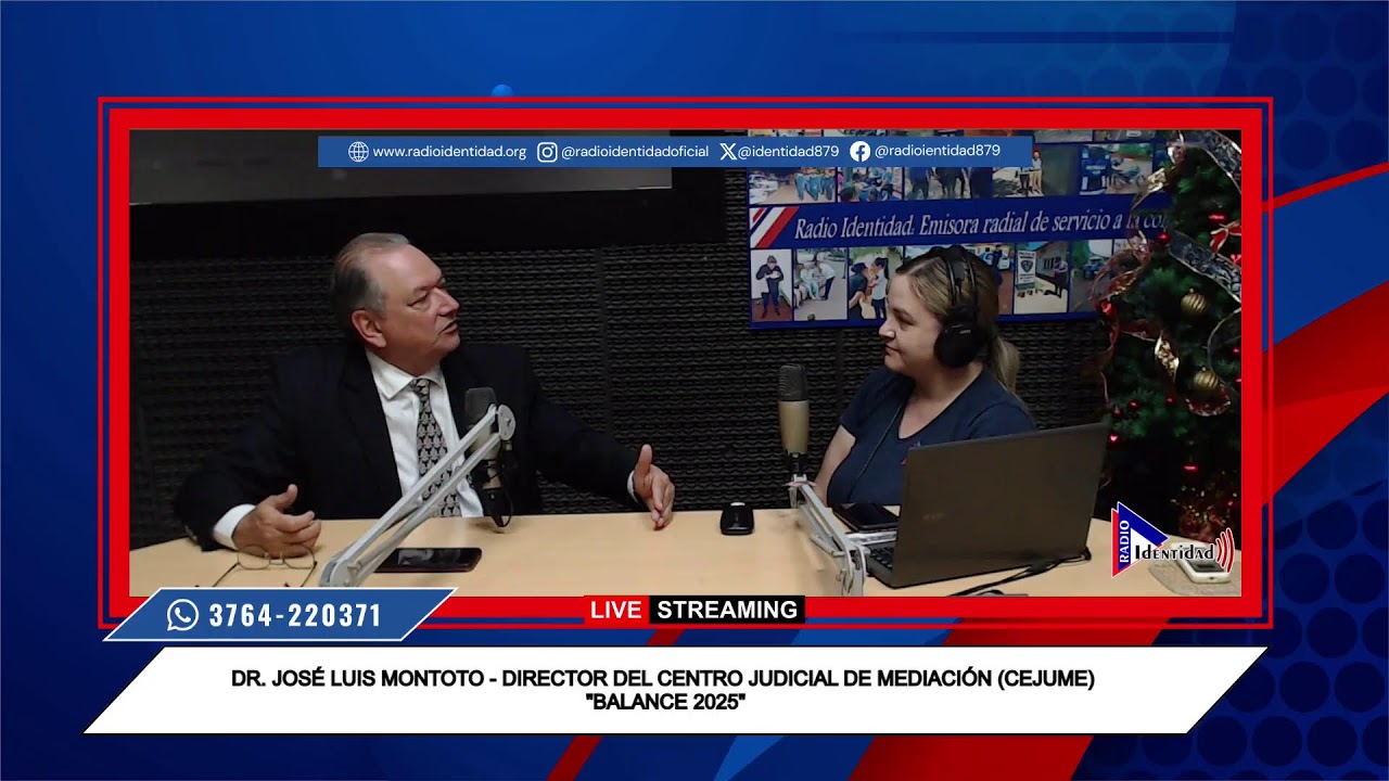 DR. JOSÉ LUIS MONTOTO - DIRECTOR DEL CENTRO JUDICIAL DE MEDIACIÓN (CEJUME)