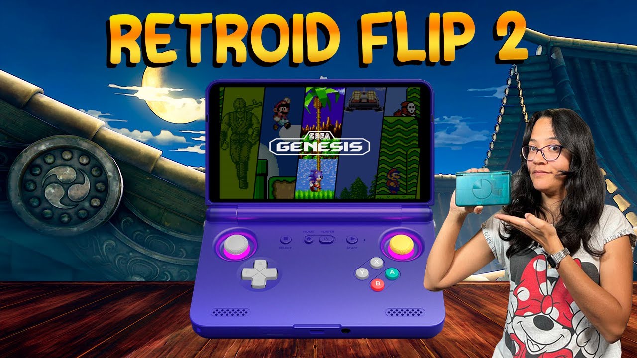 RETROID FLIP 2 - O MELHOR PORTÁTIL PARA PS2, GAMECUBE, 3DS E MUITO MAIS!