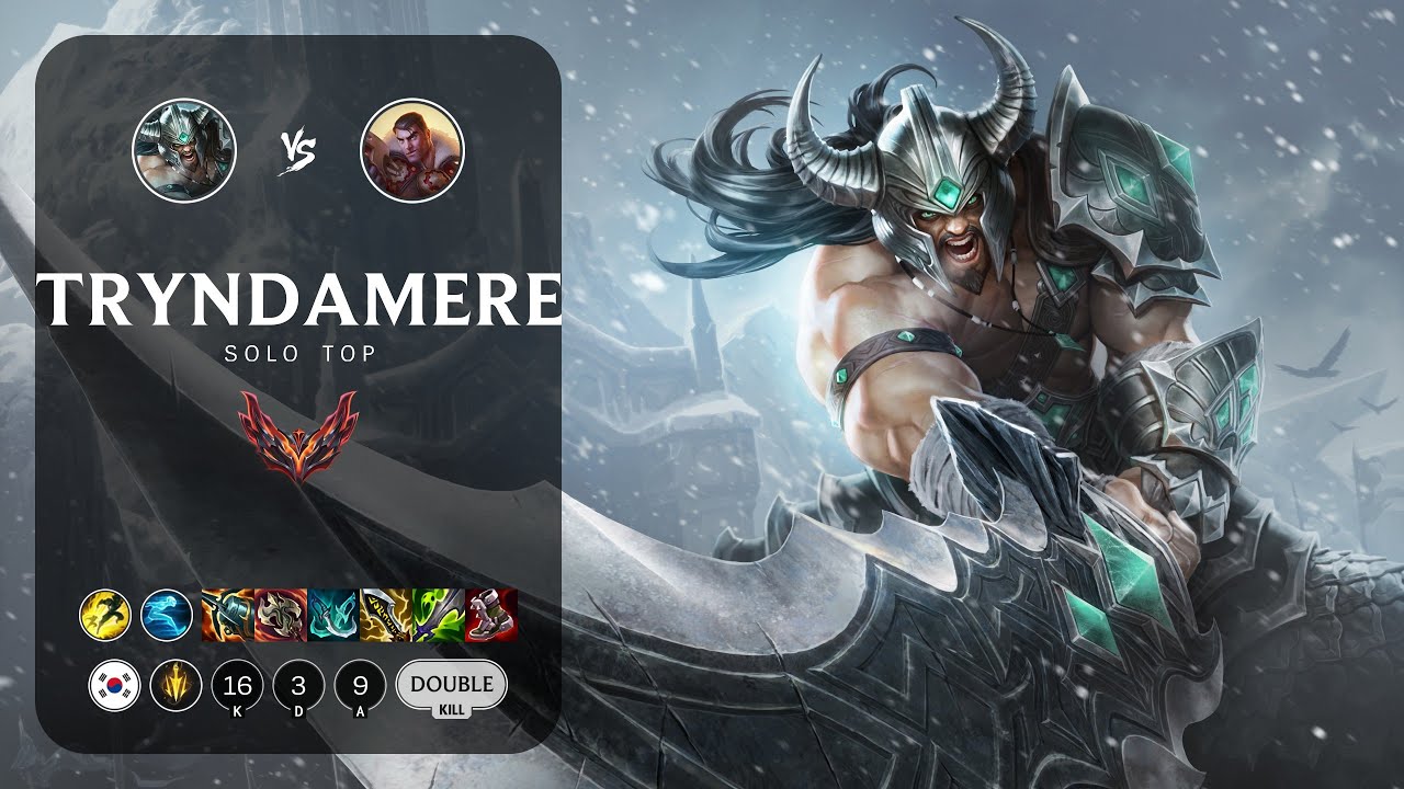 Tryndamere Top vs Jayce - KR Grandmaster Patch 14.4
