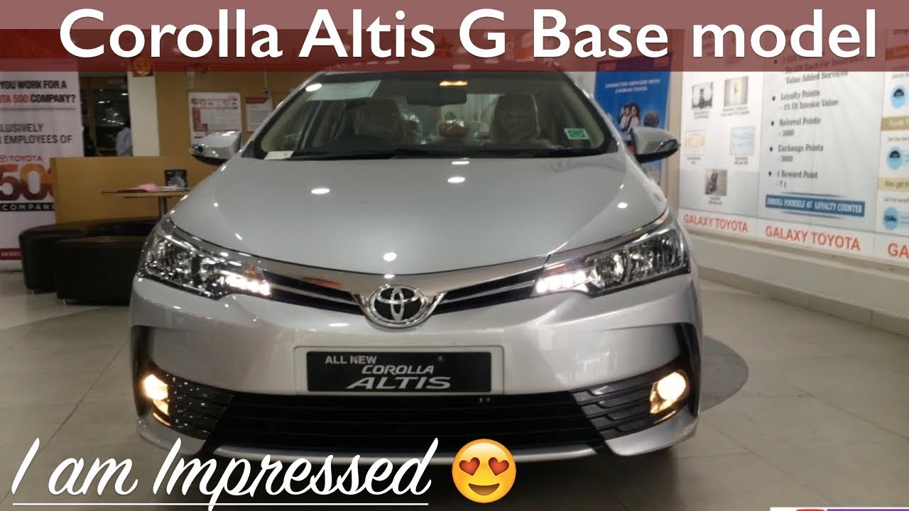 2017 Toyota Corolla Altis G Base Model Interior,Exterior Walkaround and Full Review