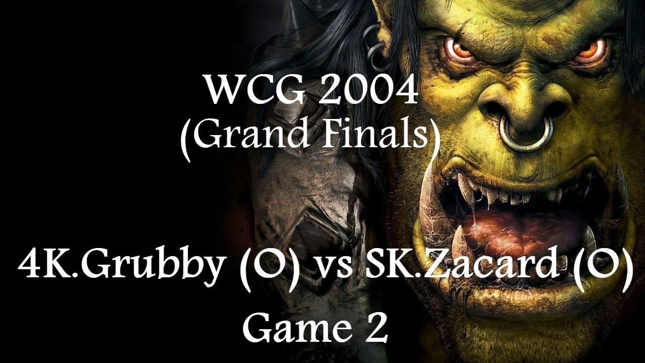 Warcraft 3 - WCG 2004 (Grand Finals) 4K.Grubby (OR) vs SK.Zacard (OR) Game 2