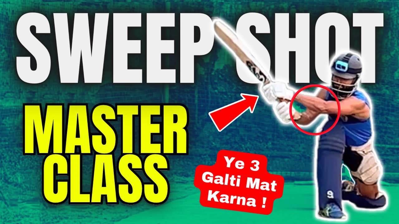 How to Play SWEEP SHOT in Cricket?🔥 | SWEEP Kaise Maare? | Sweep Shot DRILLS🔥✅