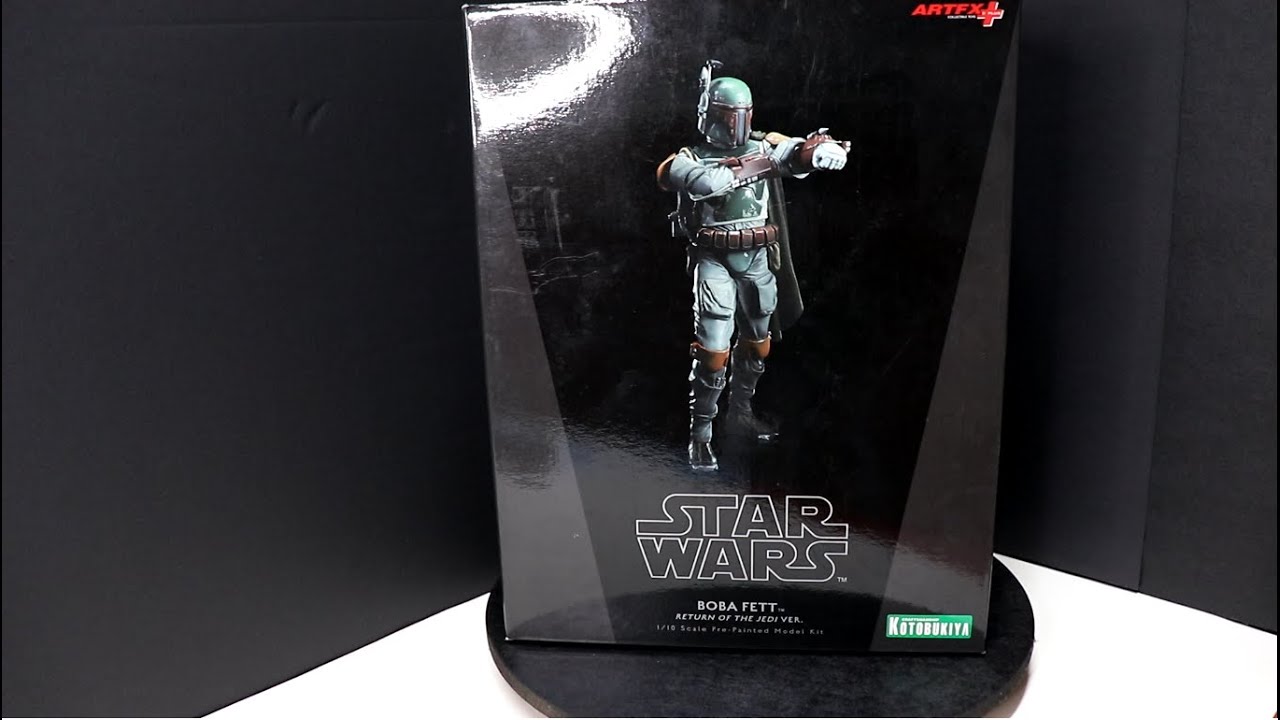#46 Unboxing e Review Boba Fett (Retorno de Jedi) ARTFX+ Kotobukiya 1/10 Star Wars