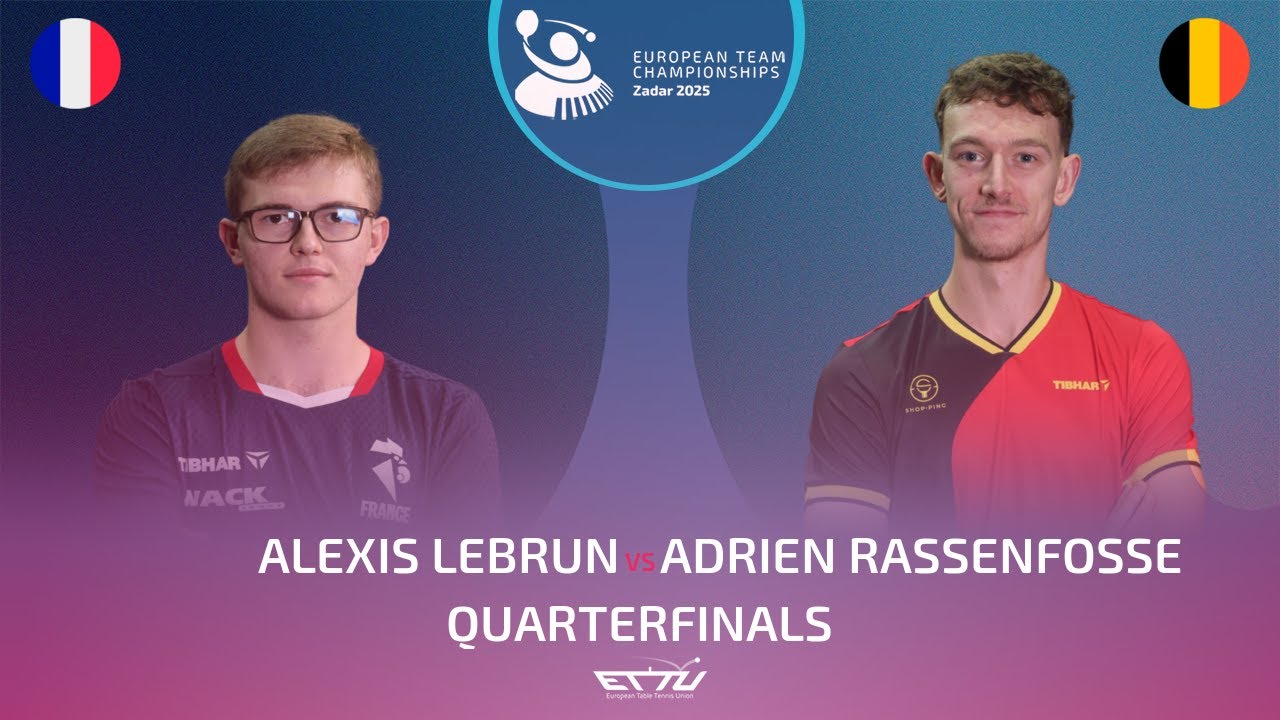 ALEXIS LEBRUN (FRA) vs ADRIEN RASSENFOSSE (BEL) | European Championships - Quarterfinals Highlights