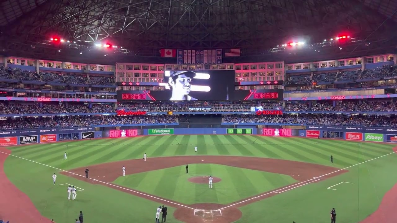 Jordan Romano Entrance Music and Video Toronto Blue Jays Rogers Centre April 09 2022 4K Next Level