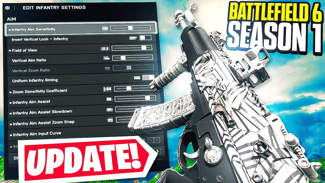 *NEW* BEST SETTINGS TO USE in BATTLEFIELD 6 SEASON 1! 🎮 (BF6 Best Controller Settings PS5/XBOX/PC)